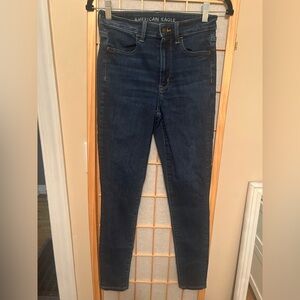 American Eagle Outfitters Dark Indigo Jeggings